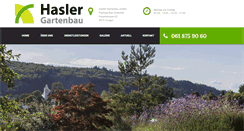 Desktop Screenshot of gartenbauhasler.ch